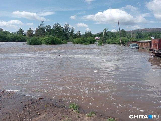 В Забайкалье ограничено движение на участках дорог из-за сильных осадков