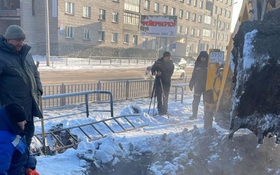 Два района города Искитим Новосибирской области остались без холодной воды из-за аварии 