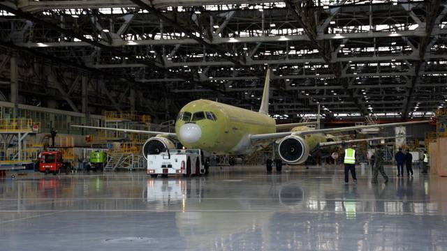 Второй серийный МС-21 передали для лётных испытаний в Иркутске