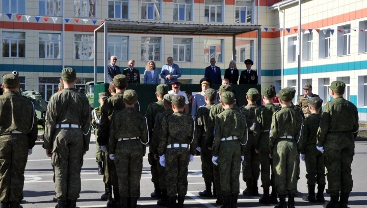 В Омске открылся первый в регионе кадетский класс ФСБ