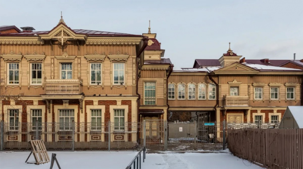 Барокко сибирских особняков Деревянный дом