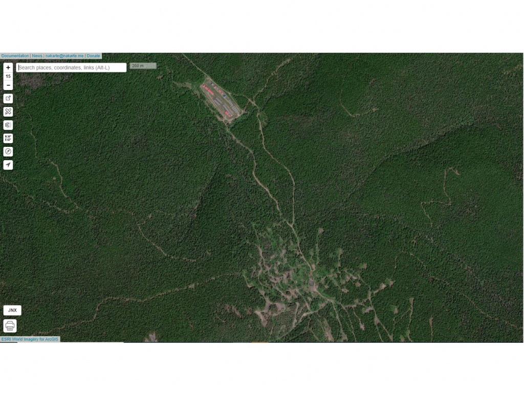 Месторождение Кингашское Спутниковая карта ESRI Satellite.jpg