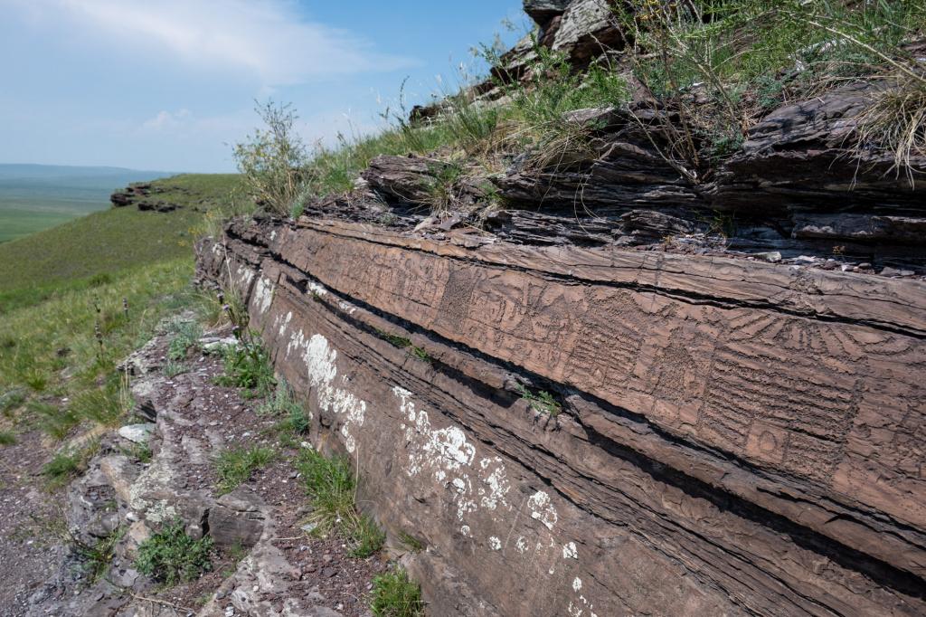 Боярские писаницы Хакасия археология древние люди история Сибири Фото ИАЭТ СО РАН.JPG