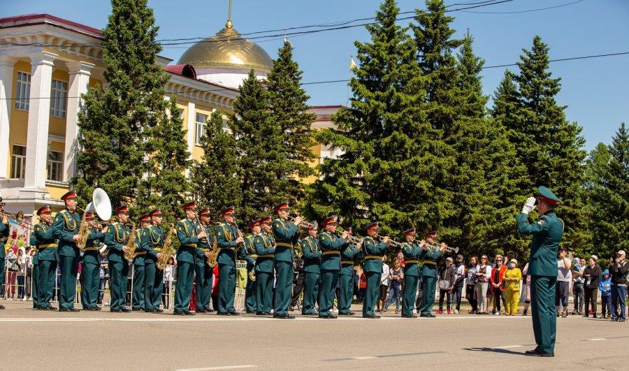 выступление военного оркестра Кызыл Тува Международный фестиваль Фанфары Азии.jpg