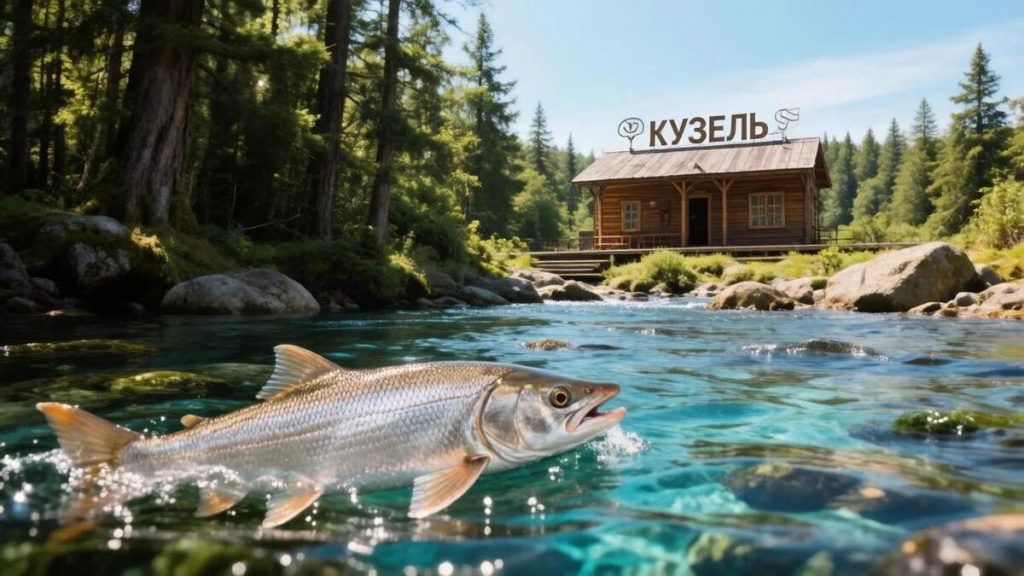 Лес, река