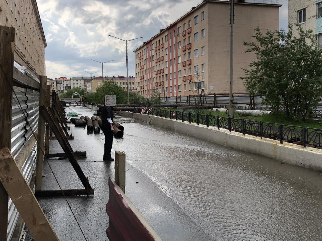 Норильск ремонт канализации Московская - Ленинский (1).jpg Норильск ремонт канализации Московская - Ленинский (1).jpg