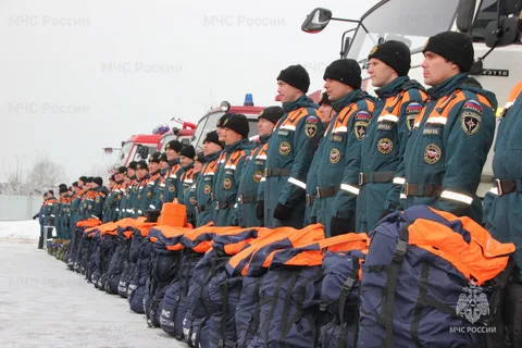 построение части МЧС Сибирь пережила морозы без глобальных коммунальных аварий