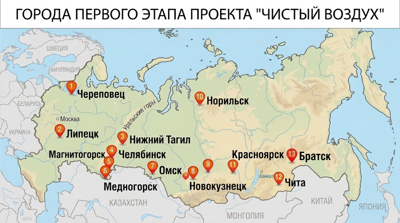 Проект «Чистый воздух», который не сделал воздух чище. Красноярск