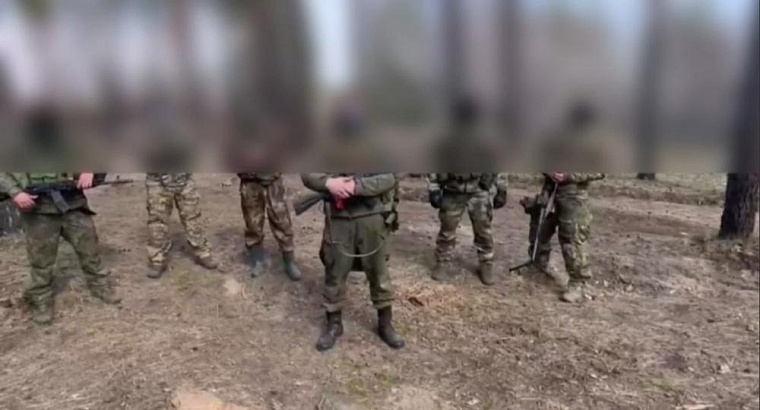 Мобилизованные из Красноярского края передали привет родным из зоны боевых действий