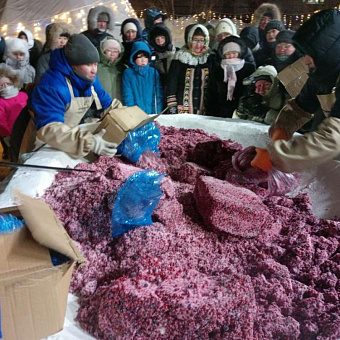 В Дудинке Красноярского края в честь 95-летия Таймыра установили два арктических рекорда