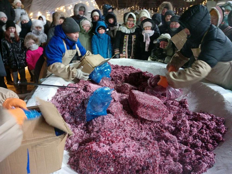 В Дудинке Красноярского края в честь 95-летия Таймыра установили два арктических рекорда