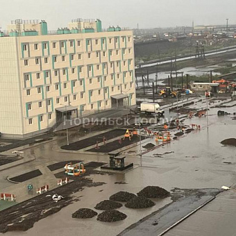 Норильск в темноте и без воды пережил погодный мини-апокалипсис