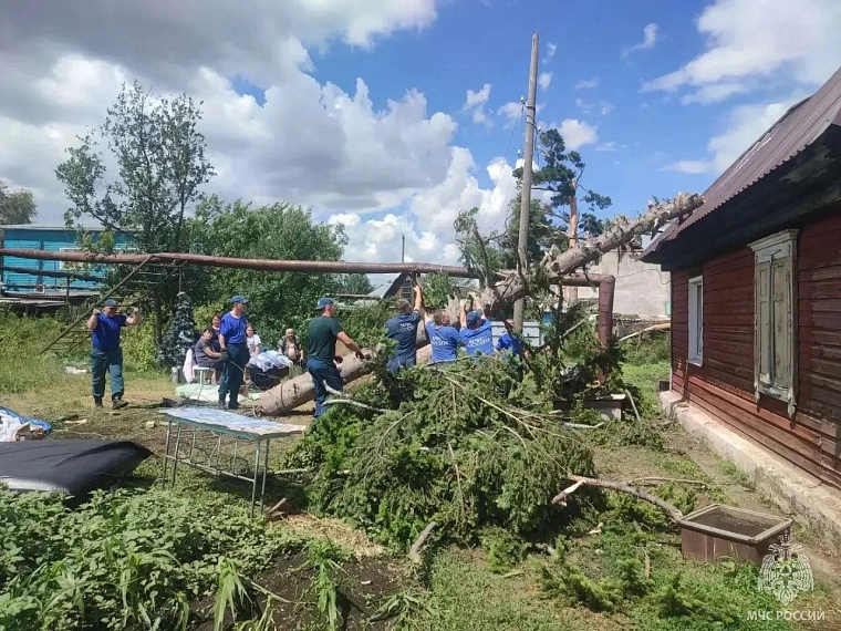 Число повреждённых кровель в сёлах Краснощёковского района Алтайского края выросло до 152