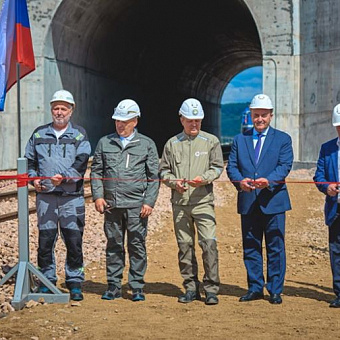На Бородинском разрезе под Красноярском открыли железнодорожный тоннель для доставки угля на ТЭЦ