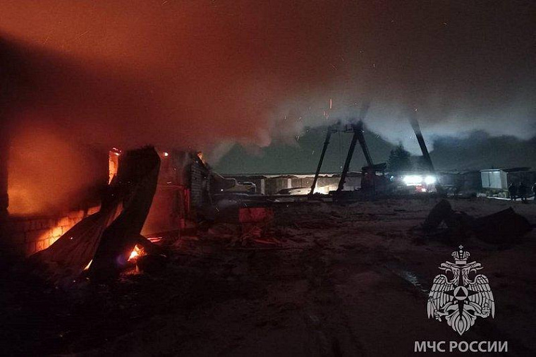 Гаражный бокс сгорел в Нижнеудинском районе Иркутской области