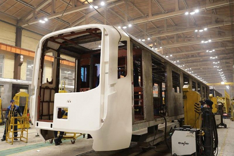 В «Метровагонмаше» начали сборку первых вагонов для новосибирского метрополитена