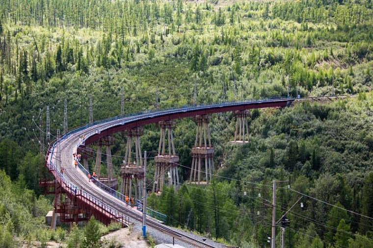 РЖД до 2032 года построят свыше 1,5 тысячи искусственных сооружений на БАМе 