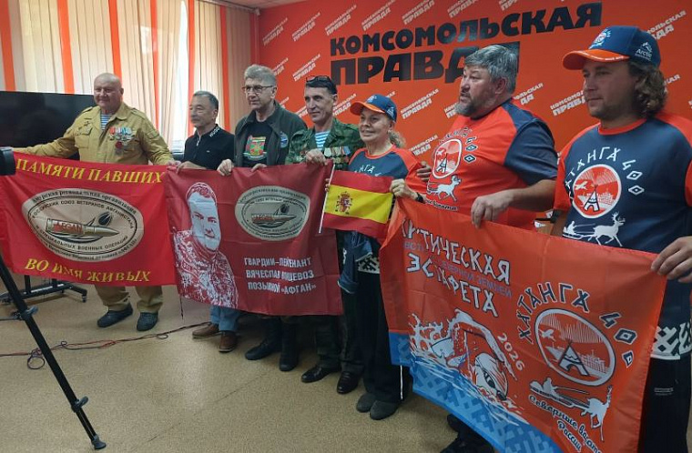 200-километровый заплыв в ледяной воде по реке Хатанга преодолеют спортсмены арктической эстафеты на Таймыре