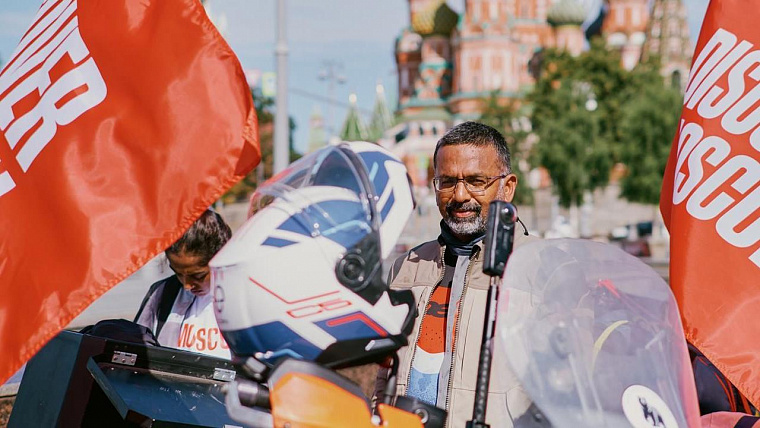 Байкеры из Индии посетят несколько регионов Сибири и Байкал по пути из Москвы во Владивосток
