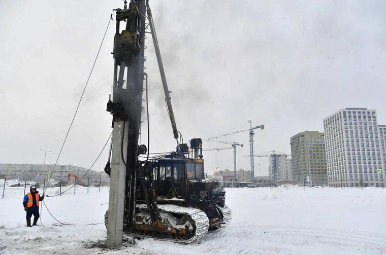 В Омске начали строить самую большую школу в регионе
