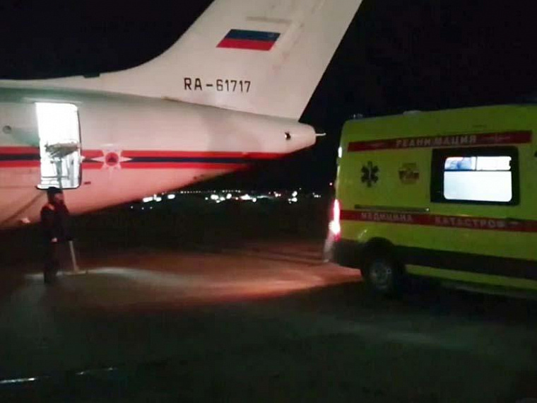 В Иркутск прибыл спецборт медицины катастроф