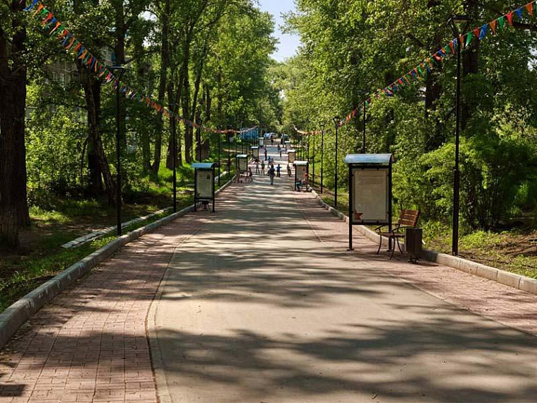 Амфитеатр и сцену возведут в Курсантском сквере в городке ИВВАИУ
