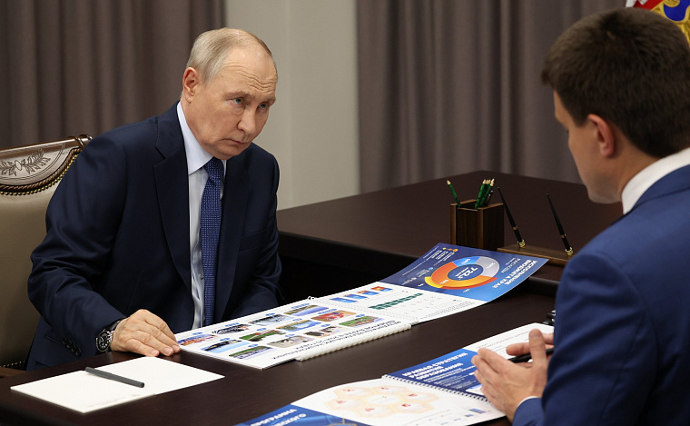 Метро в Красноярске готово на 33%: президент Владимир Путин и губернатор Михаил Котюков обсудили сроки и стоимость стройки
