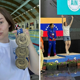 Новосибирская фридайверша Лидия Стадник установила рекорд на Чемпионате мира в Сербии