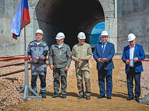 На Бородинском разрезе под Красноярском открыли железнодорожный тоннель для доставки угля на ТЭЦ
