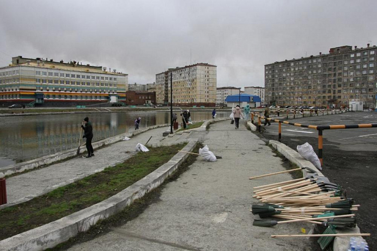 Самый поздний субботник в Красноярском крае прошёл в Норильске