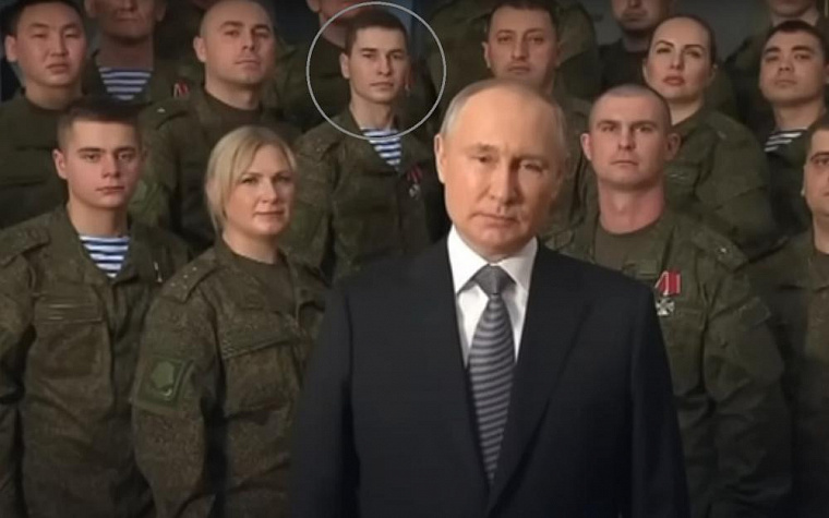 Военный из Красноярья, снявшийся в Новогоднем обращении Путина, погиб на СВО