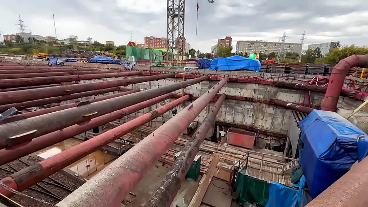В Красноярске достроили законсервированный с 90-х годов тоннель метро