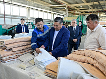 В Туве запустили цех по выпуску нетканых материалов из местной шерсти