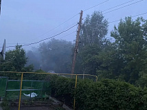 В Алтайском крае третий день горит свалка в селе Смоленское 