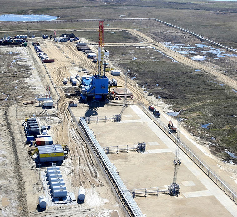На Пеляткинском месторождение газа на Таймыре запустили пять новых скважин общим объемом 2 млн. кубометров газа в сутки 