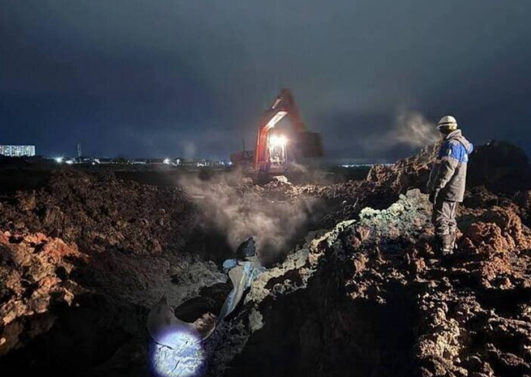 В Омской области завершили замену газопровода после пожара в Ростовке